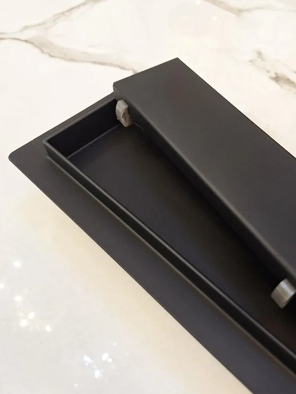 Душевой трап (лоток) AltroBagno Beni aggiuntivi AltroBagnoFD071205NeOp, матовый черный Sancos — официальный сайт