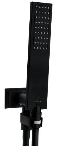 Душевая лейка Bossini Flat-One B00270.073 черная Sancos — официальный сайт
