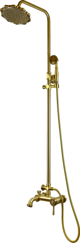 Душевая стойка Bronze de Luxe Windsor 10124F, бронза Sancos — официальный сайт