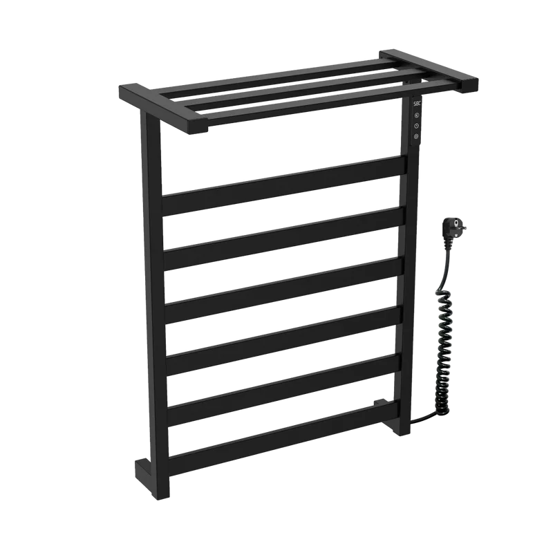 Полотенцесушитель электрический Wonzon & Woghand WW-A1026-MB черный матовый Sancos — официальный сайт