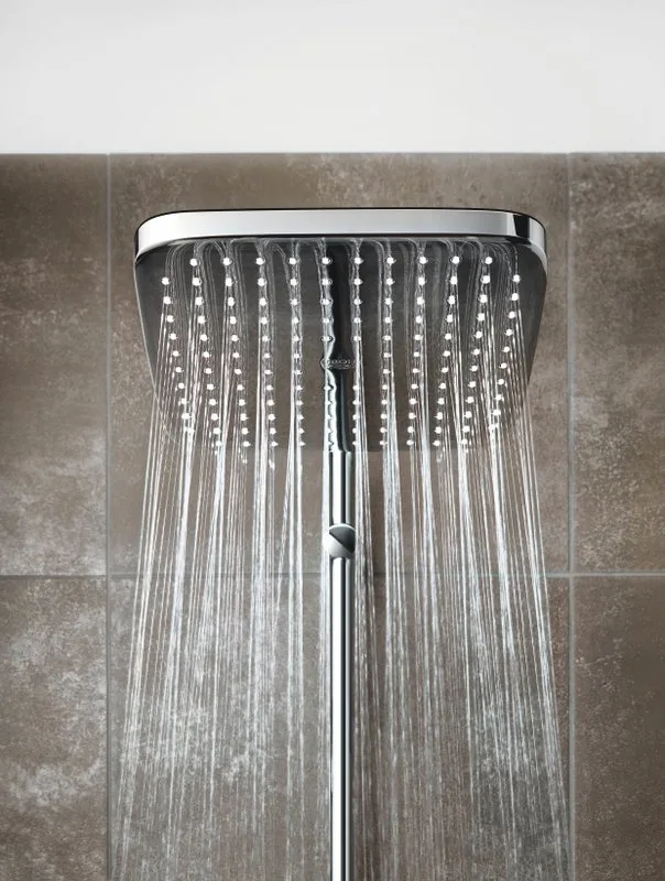 Душевая стойка Grohe Tempesta Cosmopolitan System 250 26689000, с термостатом Sancos — официальный сайт