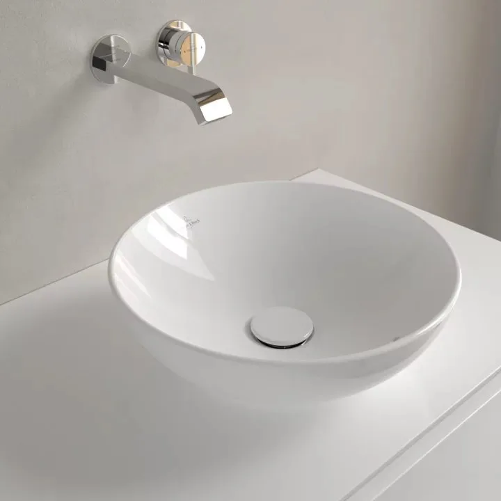 Накладная раковина Villeroy & Boch Loop & friends 4A450001 альпийский белый Sancos — официальный сайт