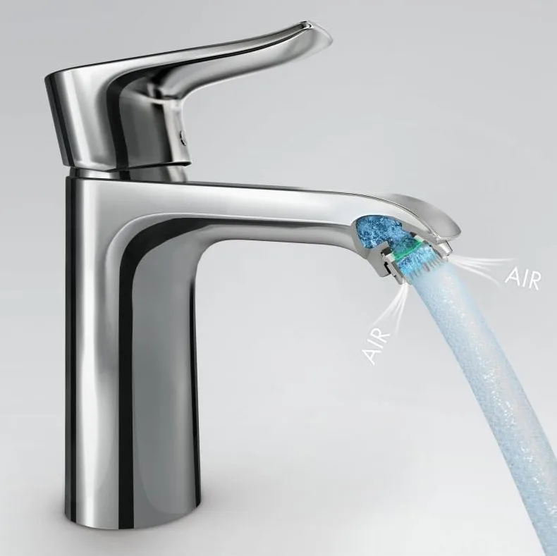 Смеситель для раковины Hansgrohe Metris 31084000 Sancos — официальный сайт