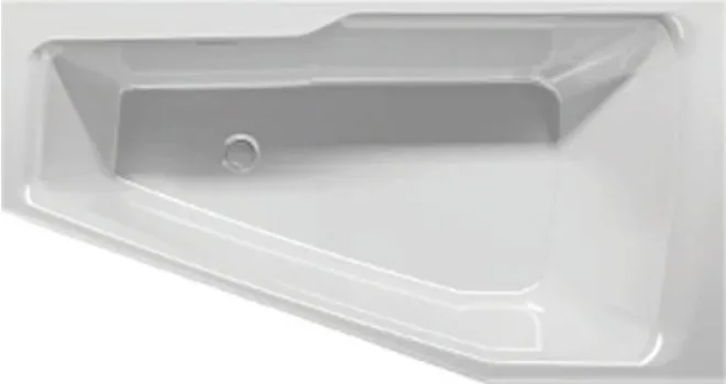 Акриловая ванна Riho Rething Space B112001005 L без опоры 160x75 см, угловая, левая, встраиваемая Sancos — официальный сайт