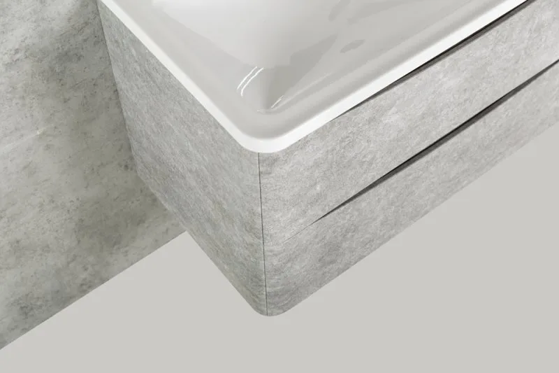 Тумба под раковину без столешницы BelBagno Acqua 100 подвесная, cemento verona grigio Sancos — официальный сайт