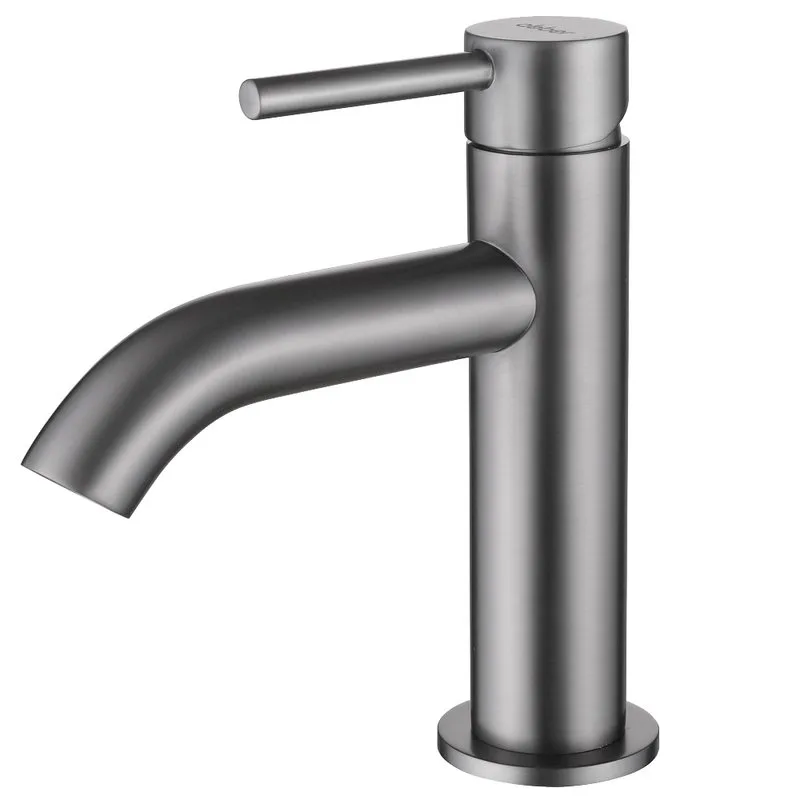 Смеситель для раковины Abber Wasser Kreis AF8110NG, никель Sancos — официальный сайт