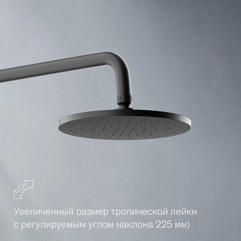 Душевой комплект Damixa Apollo 947510300, С ВНУТРЕННЕЙ ЧАСТЬЮ, черный матовый Sancos — официальный сайт