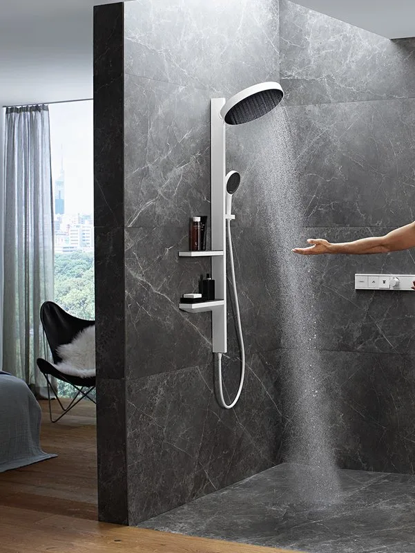 Душевая лейка Hansgrohe Rainfinity 26864700 Sancos — официальный сайт