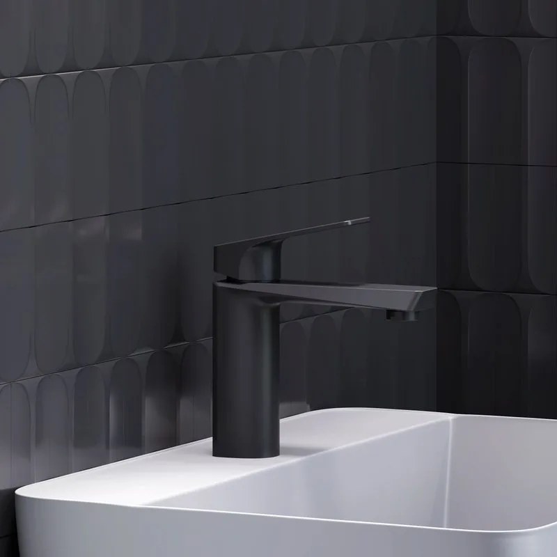 Смеситель для раковины Damixa Merkur 400210300 черный Sancos — официальный сайт