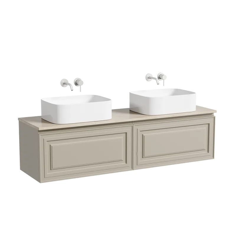 Тумба с раковиной Sancos Very 160 beige soft, столешница бежевая TT160A2, раковина CN6052 Sancos — официальный сайт