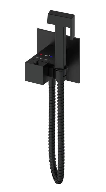 Гигиенический душ Wonzon & Woghand WW-88829910-MB со смесителем, С ВНУТРЕННЕЙ ЧАСТЬЮ, матовый черный Sancos — официальный сайт