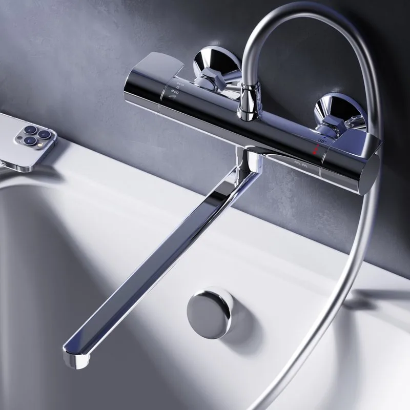 Термостатический смеситель AM.PM X-Joy F85A50900, хром Sancos — официальный сайт
