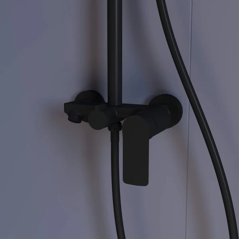 Душевая стойка RGW Shower Panels SP-26B, матовый черный Sancos — официальный сайт