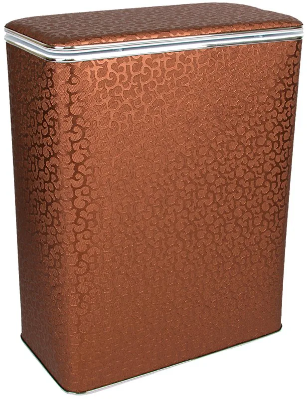 Корзина для белья Geralis FCH-B шоколад, хром, стандартная Sancos — официальный сайт