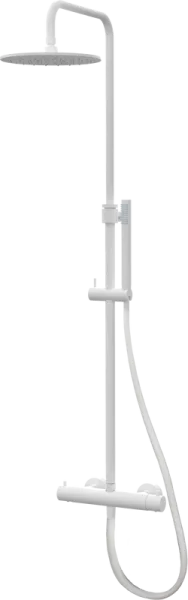 Душевая стойка Paffoni Mini Birillo ZCOL638KLIQBO, с термостатом, белый матовый Sancos — Оригинал