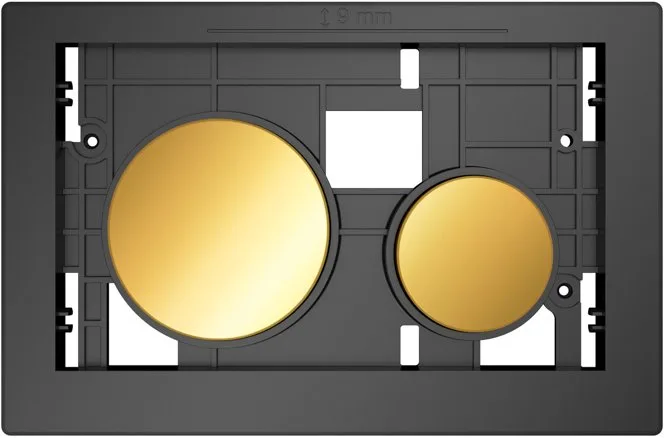 Кнопка смыва TECE Loop Modular 9240668 кнопка золотая, стекло на выбор Sancos — официальный сайт