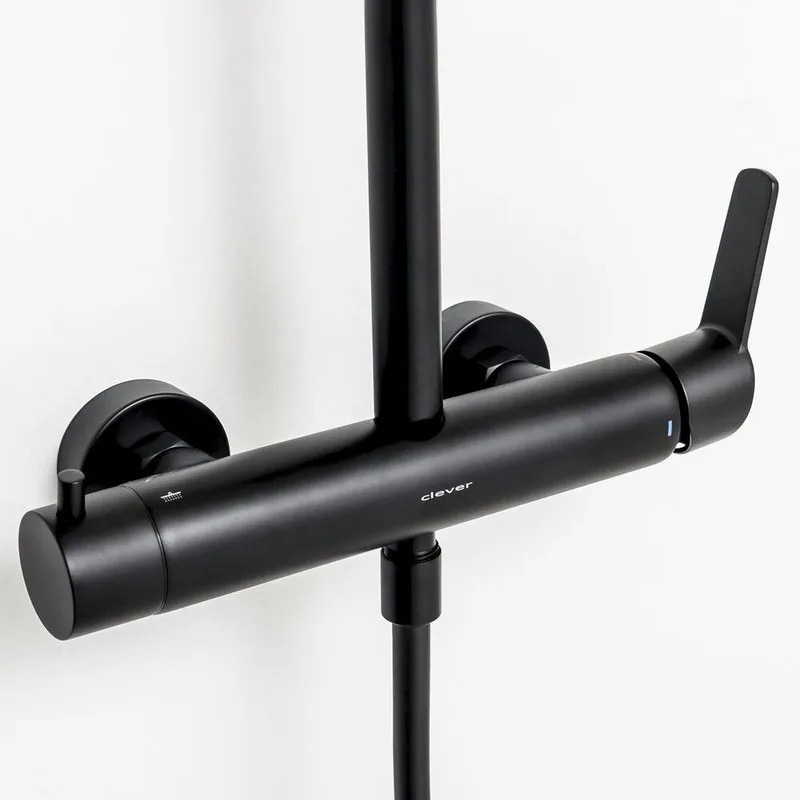 Душевая стойка Clever Panam Evo Xtreme 61019, черный Sancos — официальный сайт