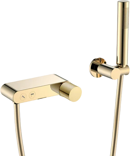 Смеситель для ванны с душем Boheme Stick 123-GG.2, gold touch gold Sancos — официальный сайт