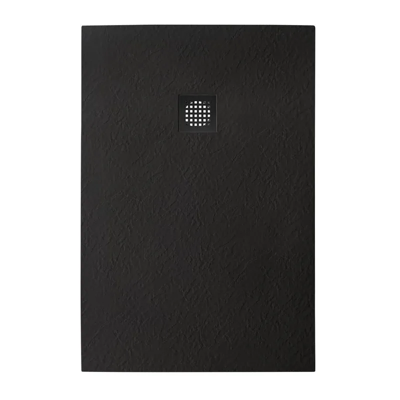Поддон для душа BelBagno Uno TRAY-MR-UNO-AH-120/90-35-NERO-NO 120х90, черный матовый, с сифоном Sancos — официальный сайт