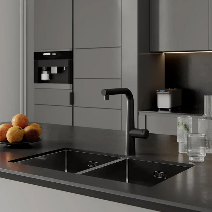 Смеситель для кухни IDDIS Pure PURBLPFi05 черный Sancos — официальный сайт