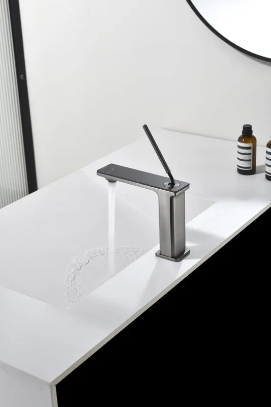 Смеситель для раковины Black&White Gravity 7105GM gun metal Sancos — официальный сайт
