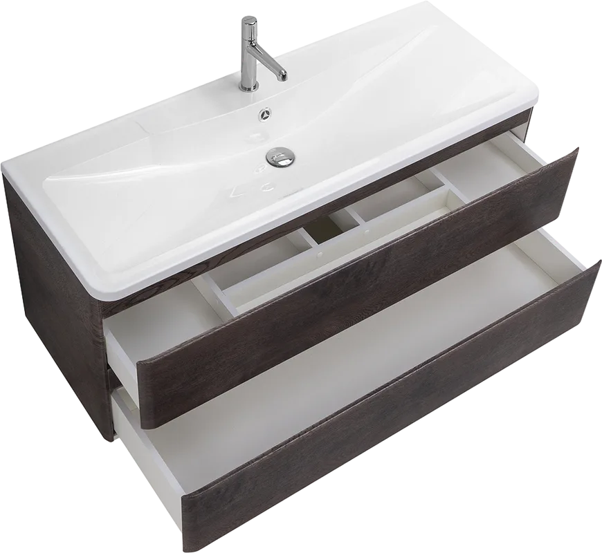 Тумба под раковину без столешницы BelBagno Albano 120 подвесная, rovere nature grigio Sancos — официальный сайт