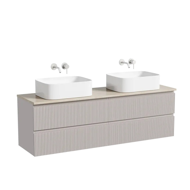 Тумба с раковиной Sancos Snob T 160 doha soft, столешница бежевая TT160A2, раковина CN6052 Sancos — официальный сайт