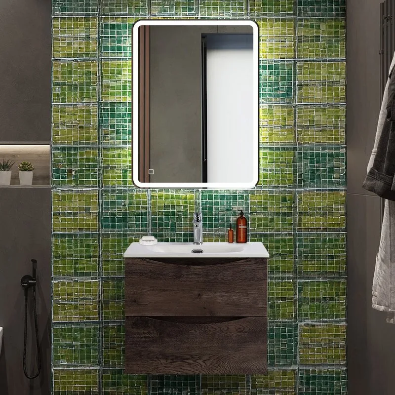 Тумба под раковину без столешницы BelBagno Marino-cer-n 60 подвесная, rovere nature grigio Sancos — официальный сайт