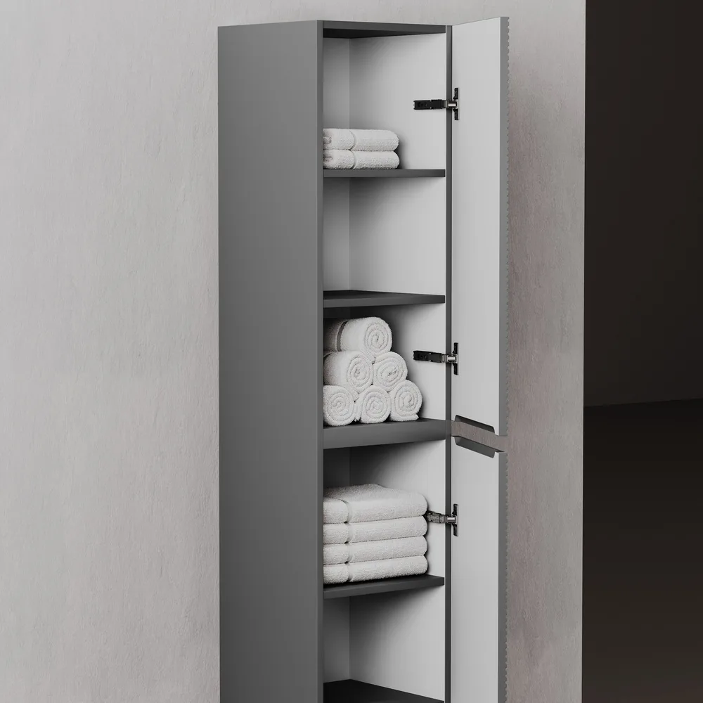 Шкаф-пенал Sancos Folk 35 PFL35GS Grey soft Sancos — официальный сайт