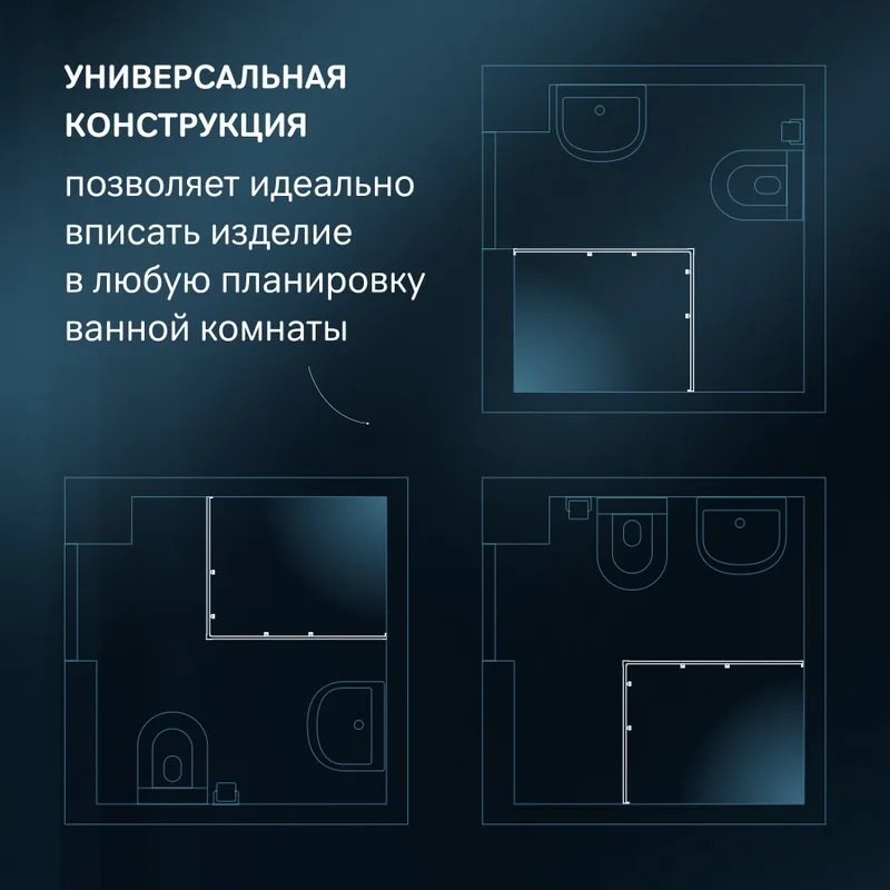 Душевой уголок AM.PM Func W84G-403-12080-MТ 120х80 см, профиль хром матовый Sancos — официальный сайт