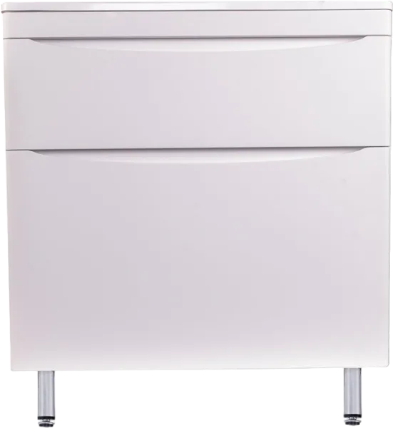 Тумба под раковину без столешницы Style Line Бергамо Мини 90 Люкс Plus напольная, антискрейтч белая