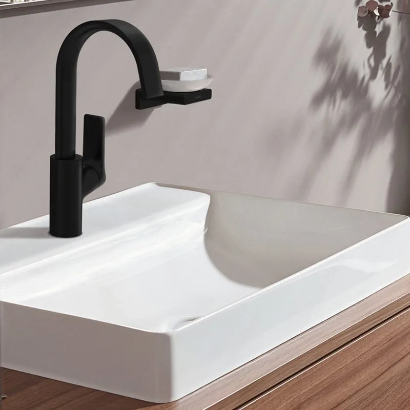 Смеситель для раковины Hansgrohe Vivenis Vivenis 75032670 матовый черный Sancos — официальный сайт