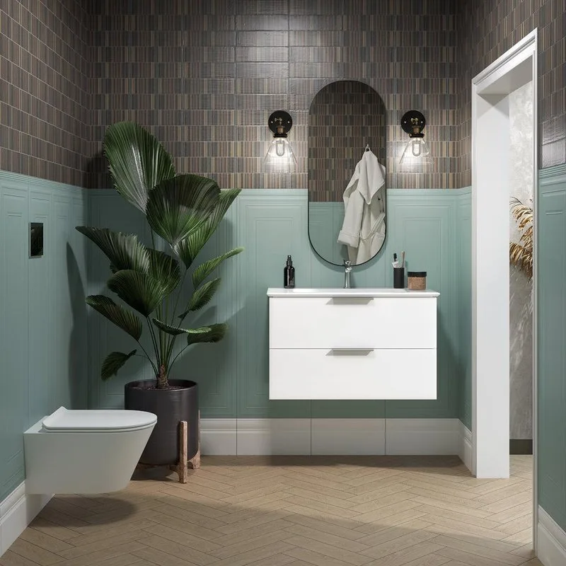 Мебельная раковина KERAMA MARAZZI Piano 85 Sancos — официальный сайт