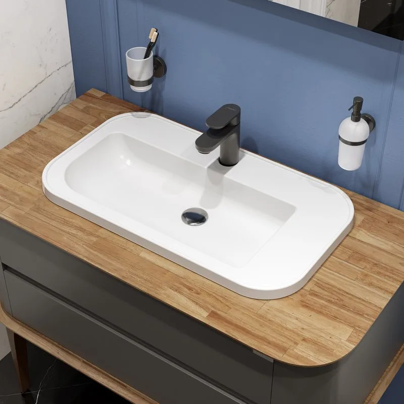 Смеситель для раковины Hansgrohe Vernis Blend 71551670 матовый черный Sancos — официальный сайт