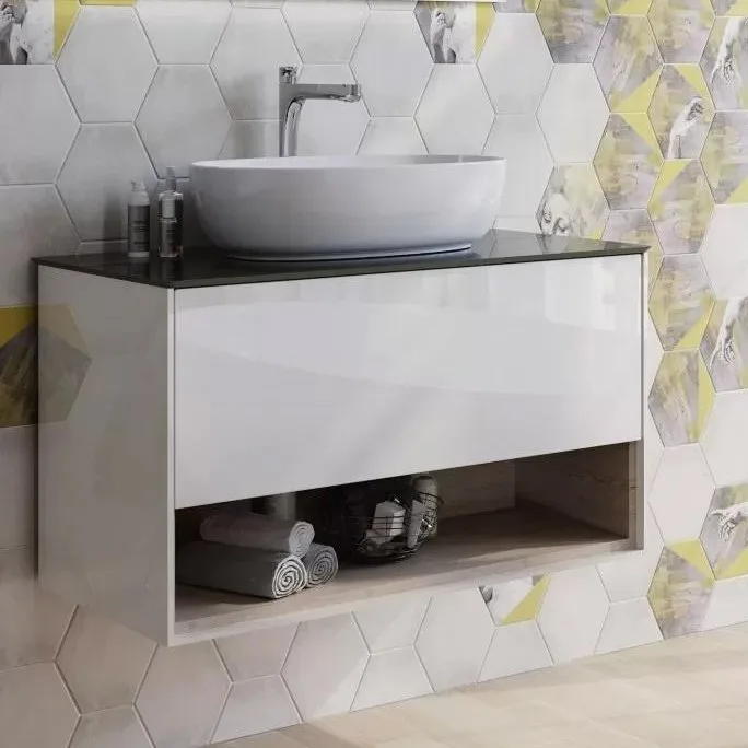 Тумба под раковину без столешницы KERAMA MARAZZI Plaza Modern 100 белая Sancos — официальный сайт