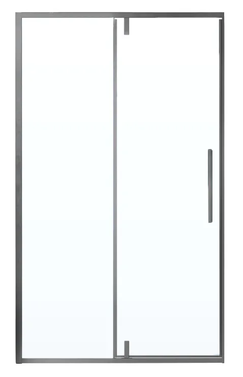 Душевая дверь в нишу Vincea Slim-N VDP-4SN100CLGM 100x195, профиль вороненая сталь Sancos — официальный сайт