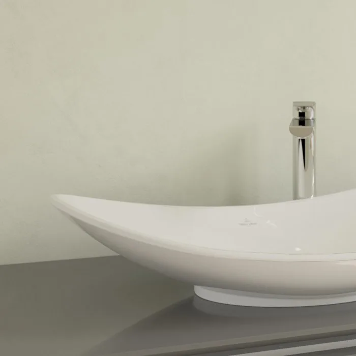 Накладная раковина Villeroy & Boch My Nature 4110 80R1 alpin CeramicPlus Sancos — официальный сайт