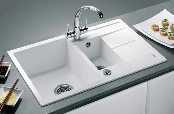 Мойка кухонная Blanco Metra 6 S Compact белая Sancos — официальный сайт