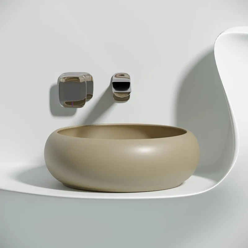 Накладная раковина Ceramicanova Element CN6050MC капучино матовая Sancos — официальный сайт