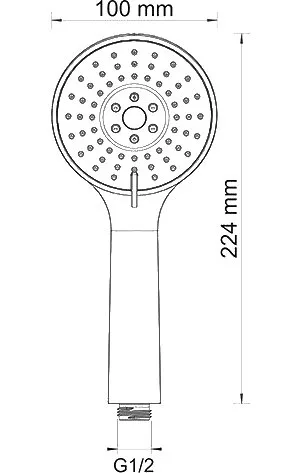 Смеситель для душа Wasserkraft Main 4102 Sancos — официальный сайт
