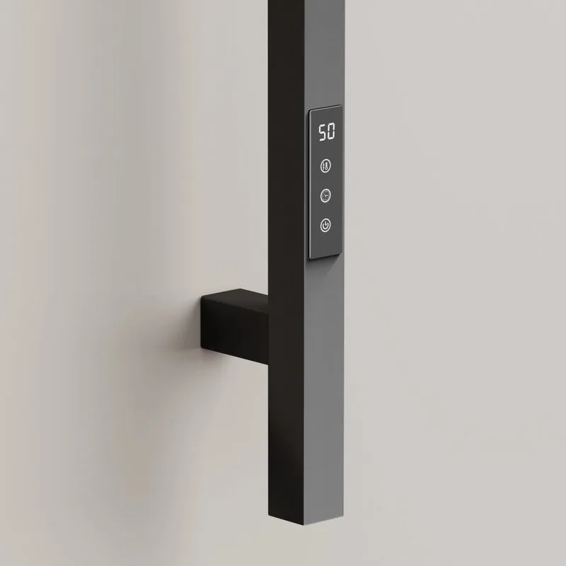 Полотенцесушитель электрический Sancos Linn 150x3 I-образный, вороненая сталь, SC13002GG Sancos — официальный сайт