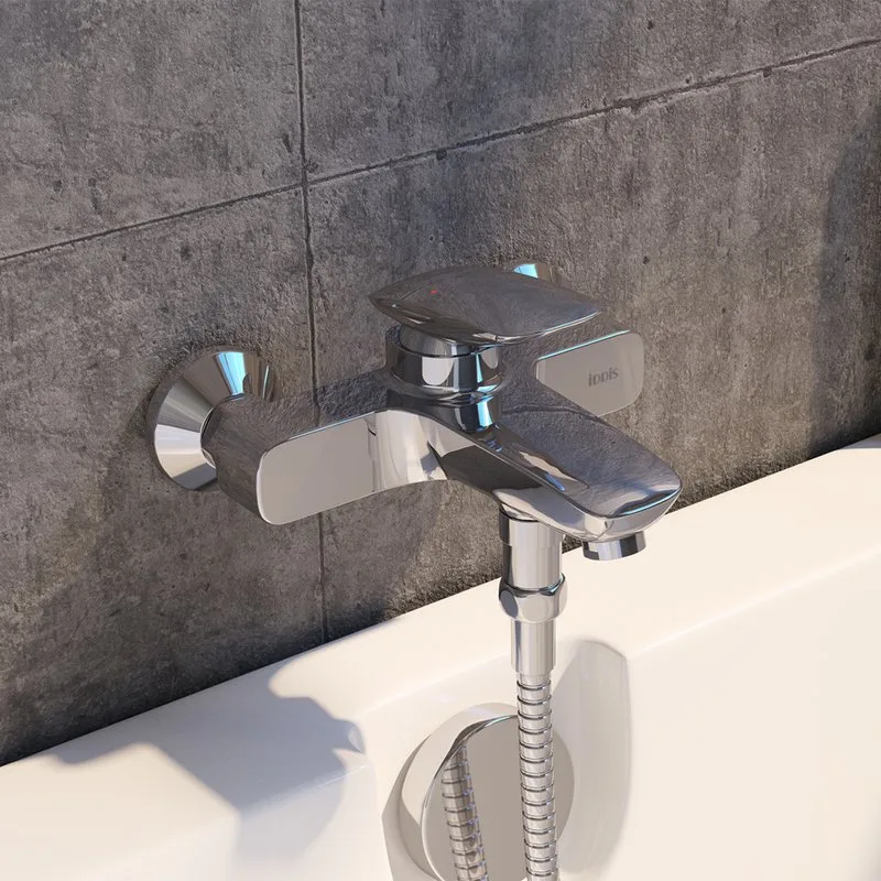 Смеситель для ванны с душем IDDIS Stone STOSB00i02WA Sancos — официальный сайт