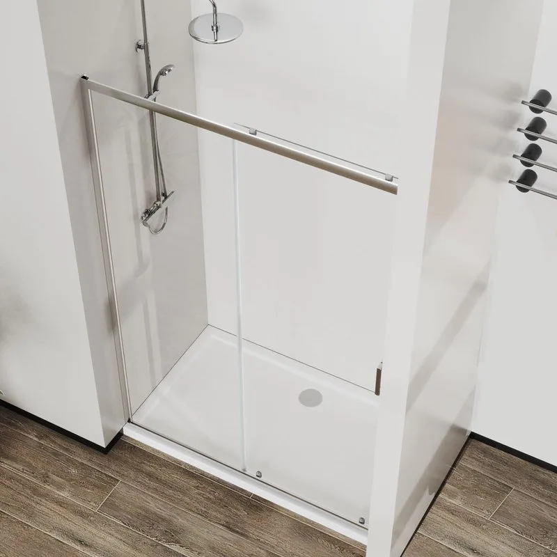 Душевая дверь в нишу Vincea City VDS-5CT110CL 110 см, стекло прозрачное, хром Sancos — официальный сайт