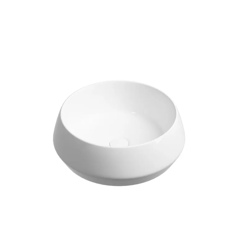 Раковина накладная Ceramicanova Maya круглая 40 см цвет белый CN12004 Sancos — официальный сайт