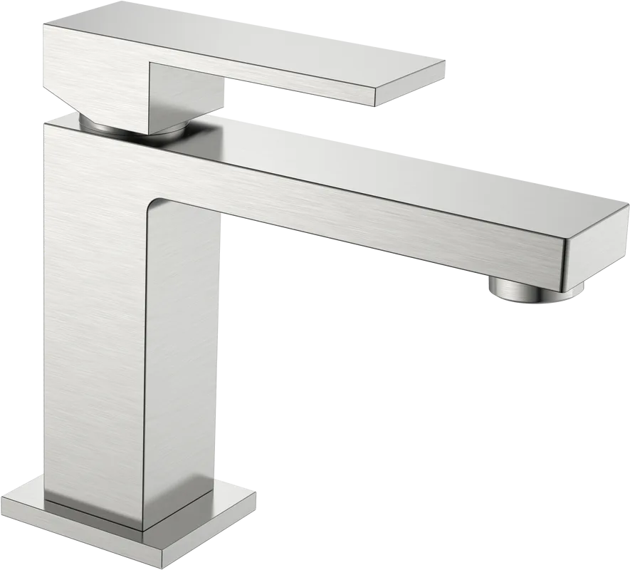 Смеситель для раковины Boheme Qubic 471-NB brushed nickel Sancos — официальный сайт