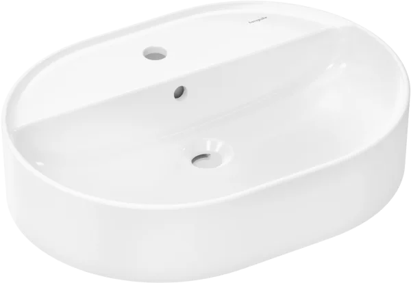 Накладная раковина Hansgrohe Xuniva U 60171450 60x45, белая Sancos — Оригинал