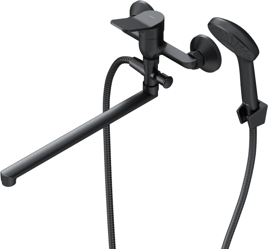 Смеситель для ванны с душем AM.PM X-Joy F85A90122, черный Sancos — официальный сайт
