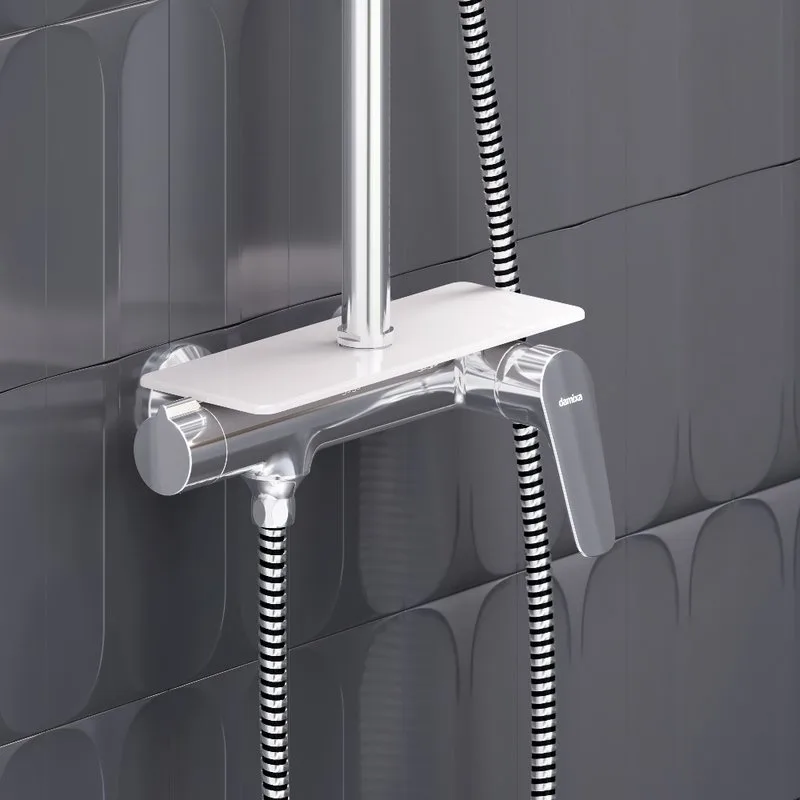 Душевая стойка Damixa Jupiter 977780000, хром Sancos — официальный сайт