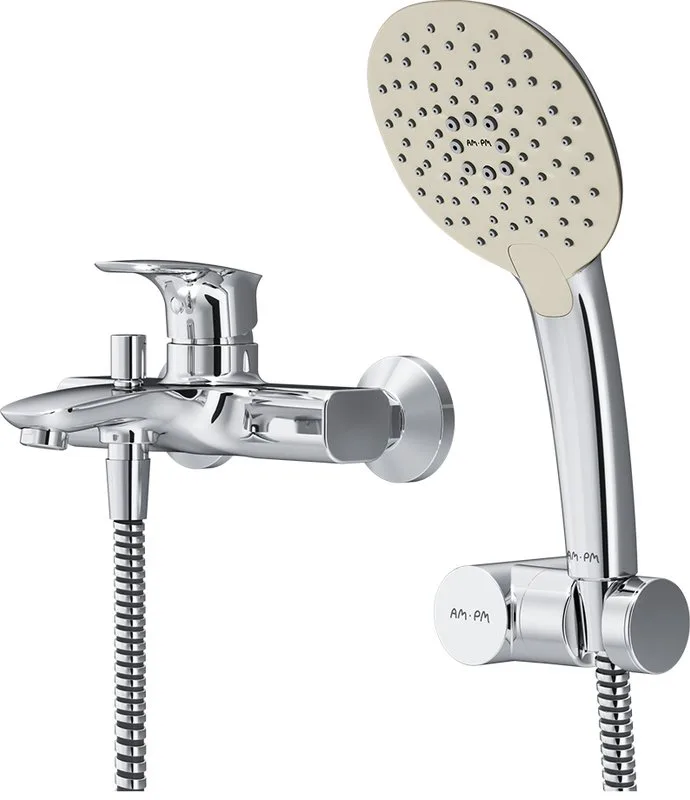 Смеситель для ванны с душем AM.PM Spirit V2.1 F71A15000 Sancos — официальный сайт