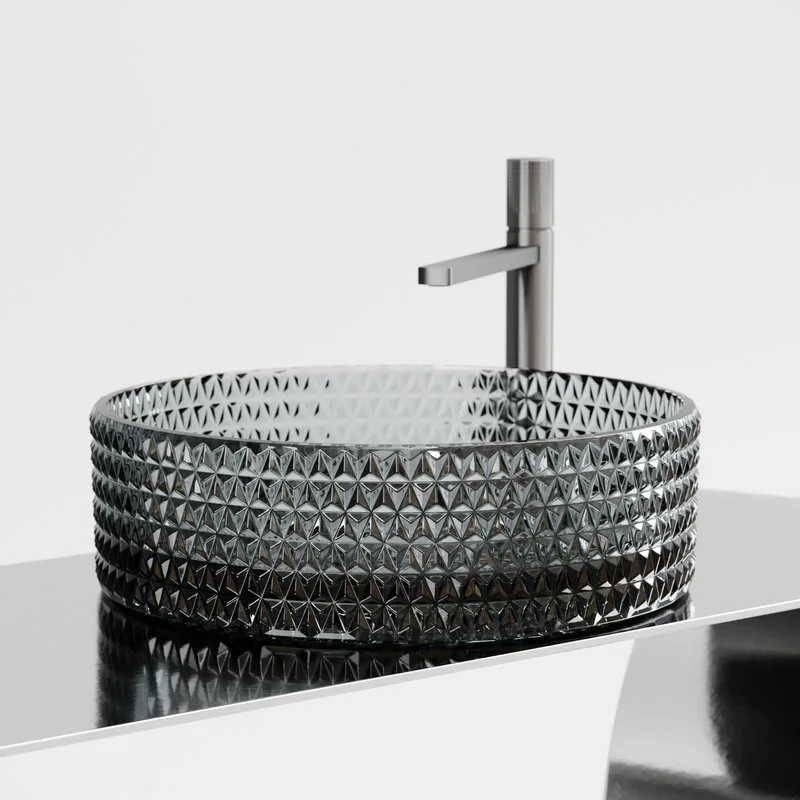 Накладная раковина Ceramicanova Cristal CN6060 черная Sancos — официальный сайт